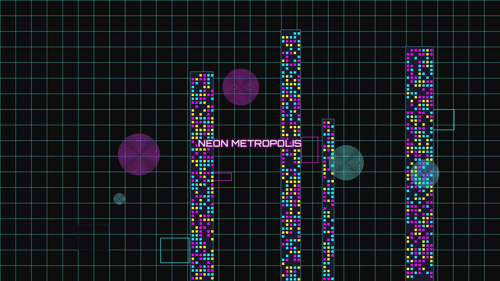 DB电子霓虹都市赛博朋克夜景